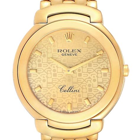 ROLEX GENEVE CELLINI 6623/8 18K YELLOW GOLD 